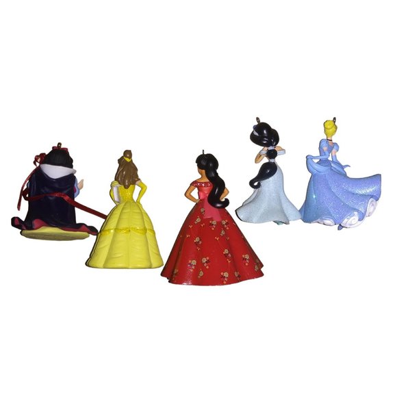 Disney Princess Christmas Ornaments Lot of 5 Belle Cinderella Snow White Ornamen - Picture 8 of 13